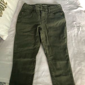 Olive old navy jeans